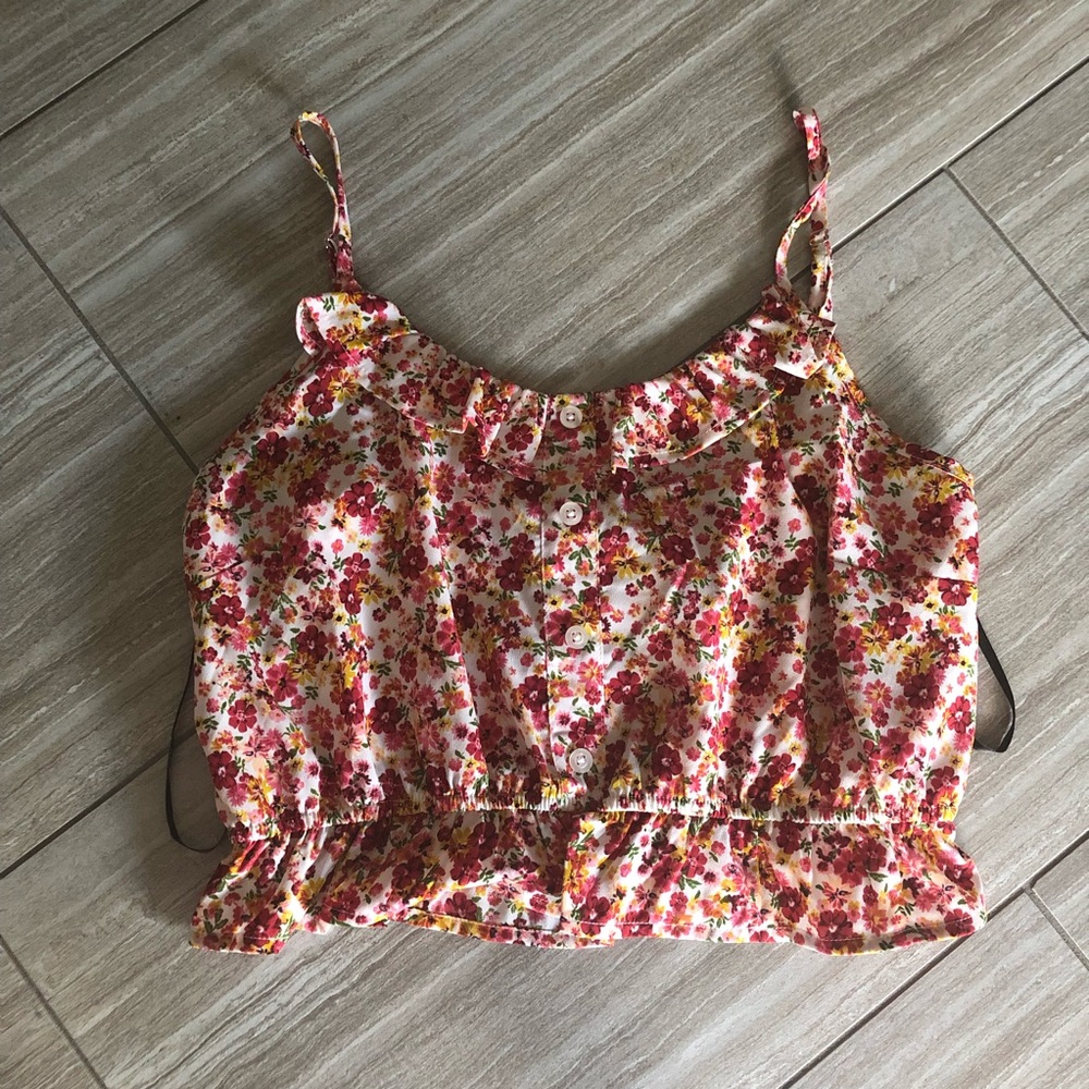 Floral crop top